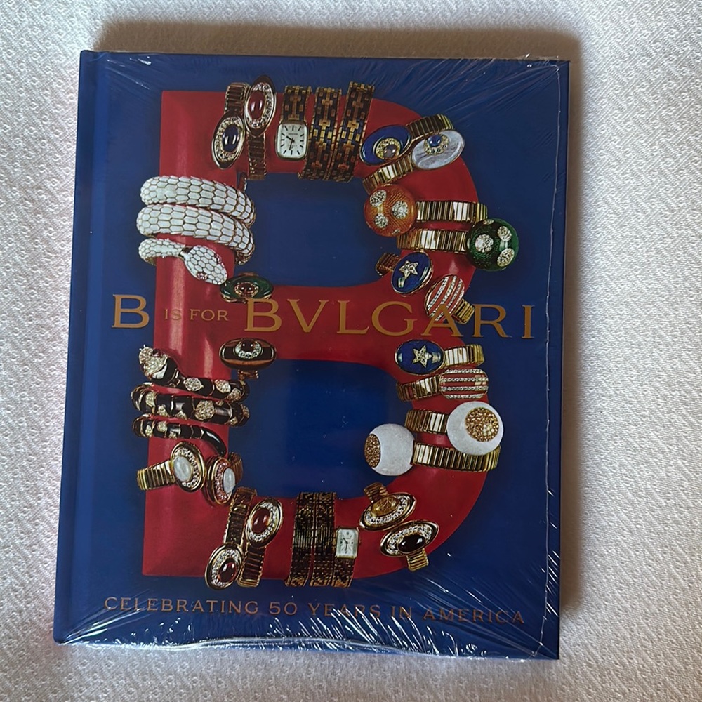 B is for Bvlgari book brand new in plastic seal